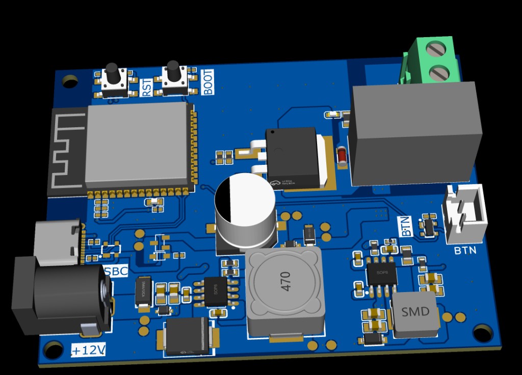 Placa FitControl — hardware profesional fabricado